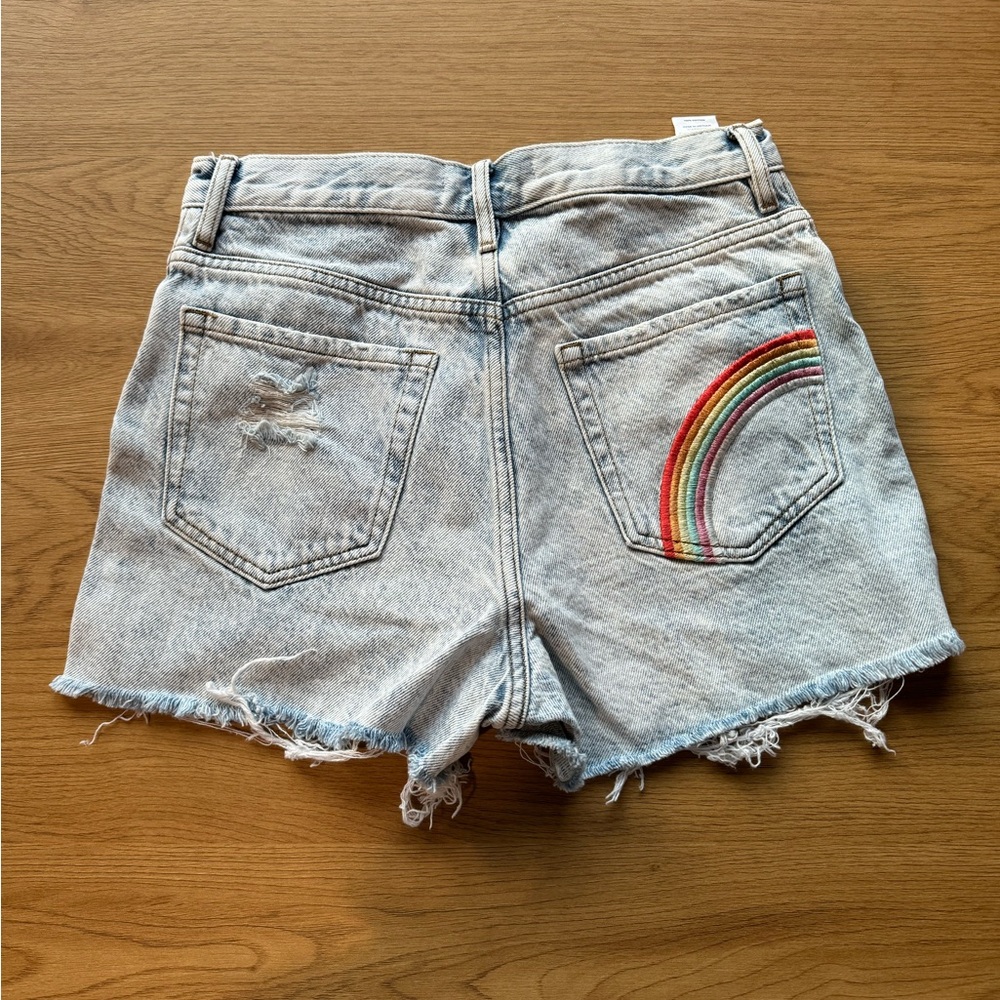 Denim shorts